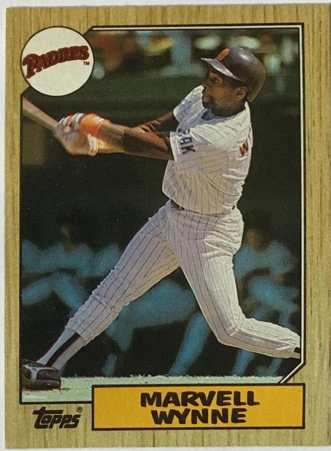 Marvell Wynne #37 Baseball Cards 1987 Topps
