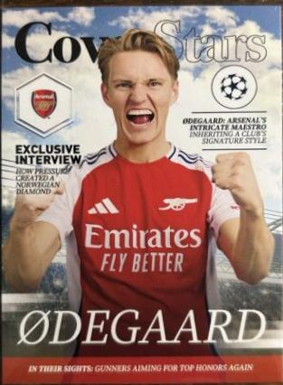 Martin Odegaard #CS-9 Soccer Cards 2024 Topps UEFA Cover Stars