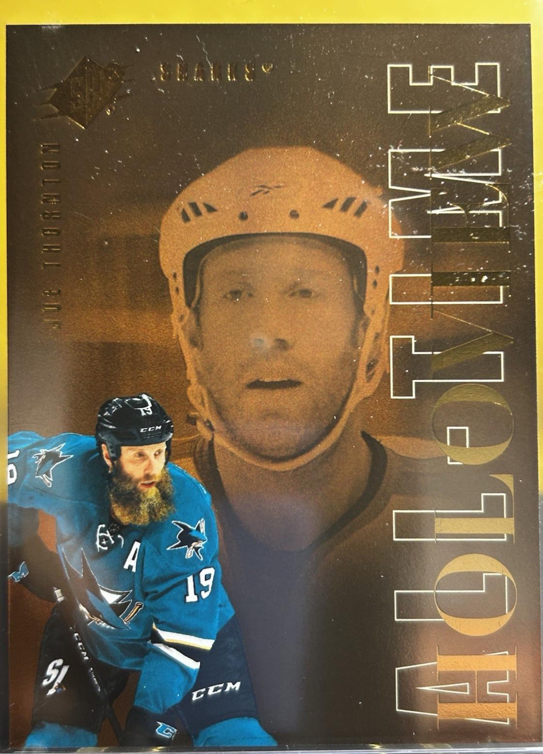 Joe Thornton #ATG-JT Hockey Cards 2024 SPx All-Time Holoview