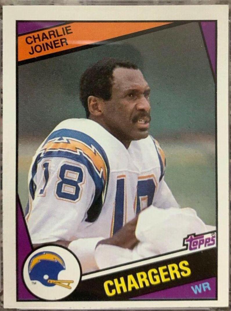 Charlie Joiner #181 Football Cards 1984 Topps
