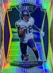 Justin Jefferson [Silver Prizm] #161 Prices | 2020 Panini Select