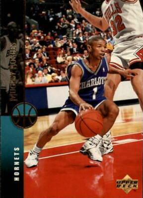 Muggsy Bogues #208 Basketball Cards 1994 Upper Deck