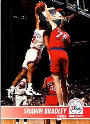 Shawn Bradley #158 Basketball Cards 1994 Hoops