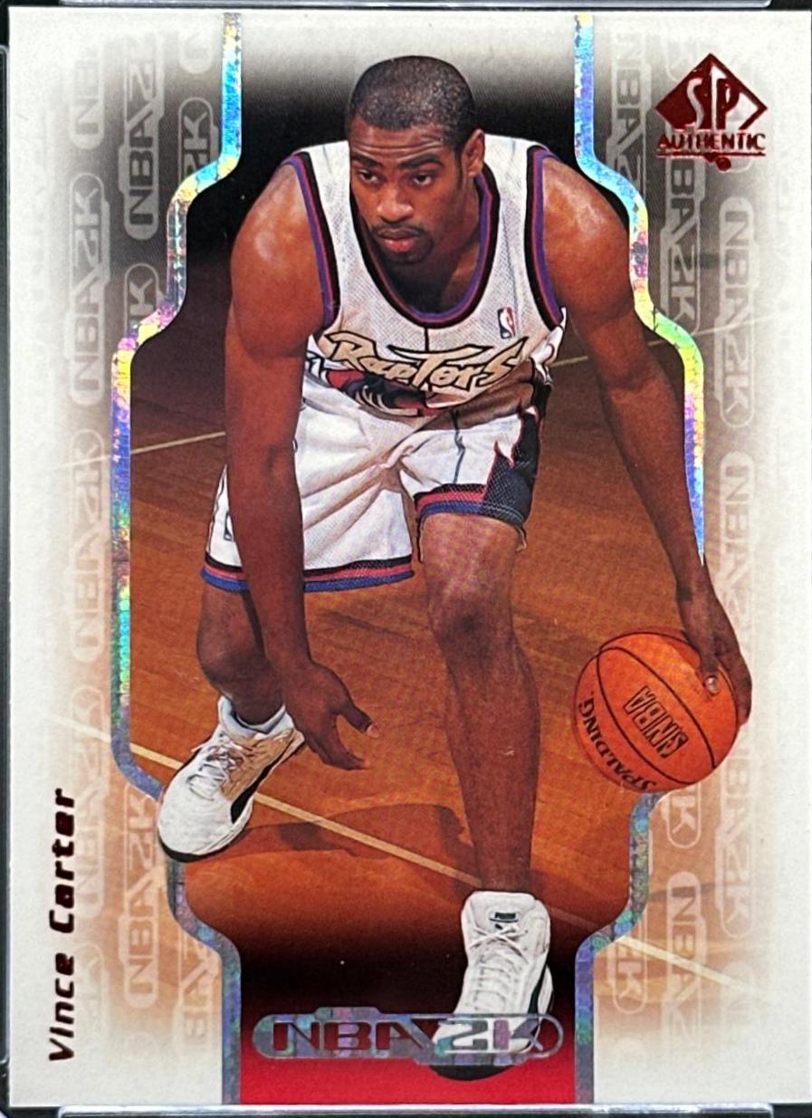 Vince Carter #2K Basketball Cards 1999 SP Authentic