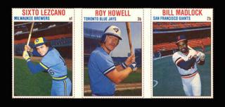 Bill Madlock, Roy Howell, Sixto Lezcano