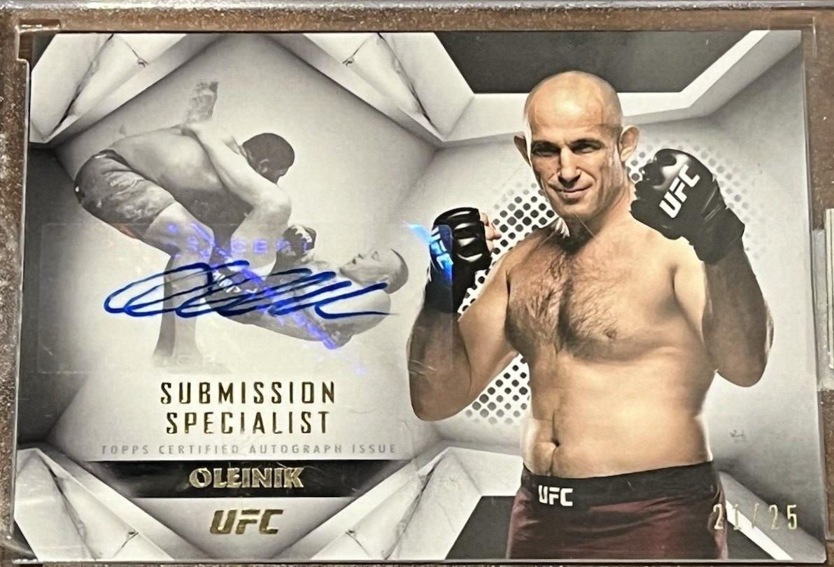 Aleksei Oleinik #SUS-AO Ufc Cards 2020 Topps UFC Striking Signatures Submission Specialist
