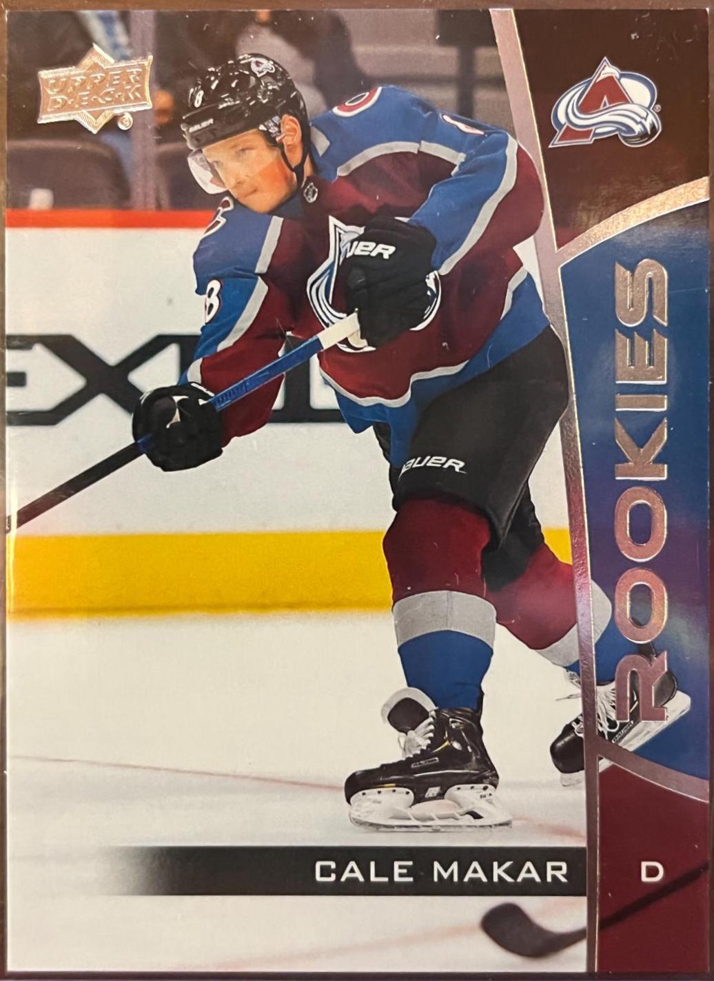 Cale Makar #25 Hockey Cards 2019 Upper Deck Rookie Box Set