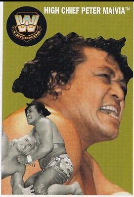 High Chief Peter Maivia #84 Wrestling Cards 2006 Topps Heritage II WWE