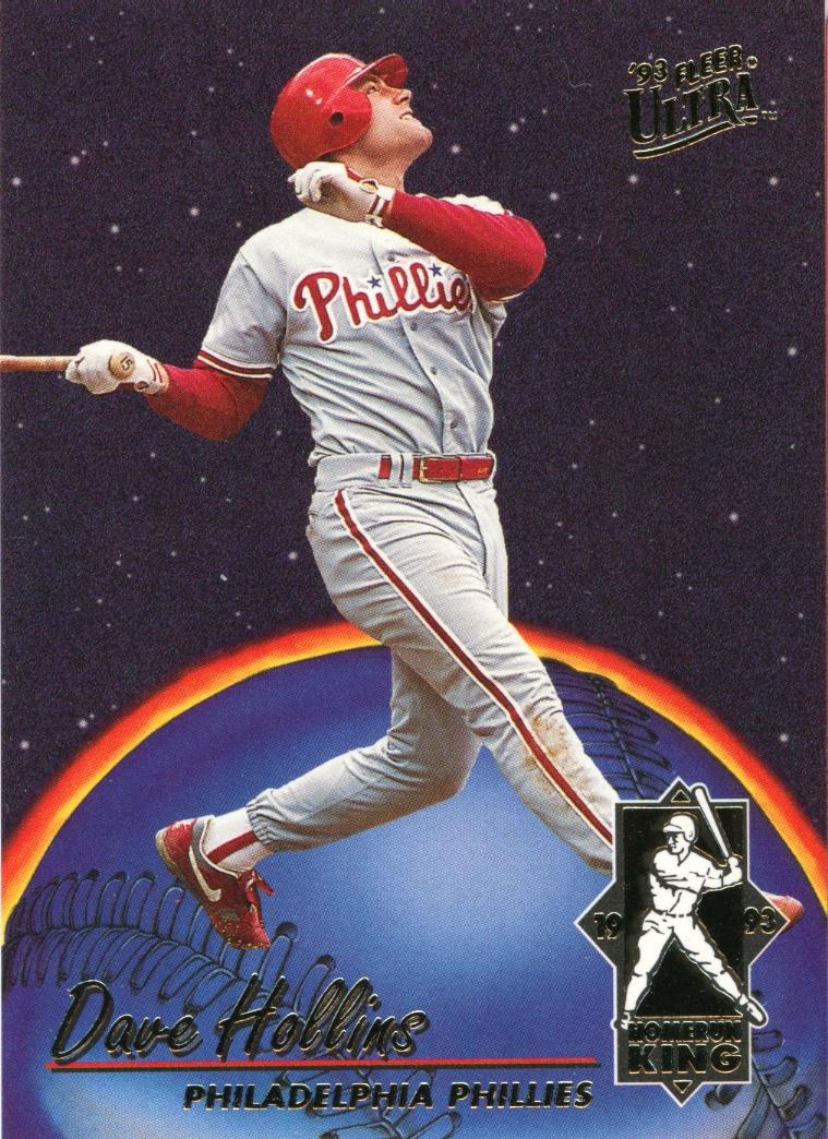 Dave Hollins #10 Baseball Cards 1993 Ultra Home Run Kings