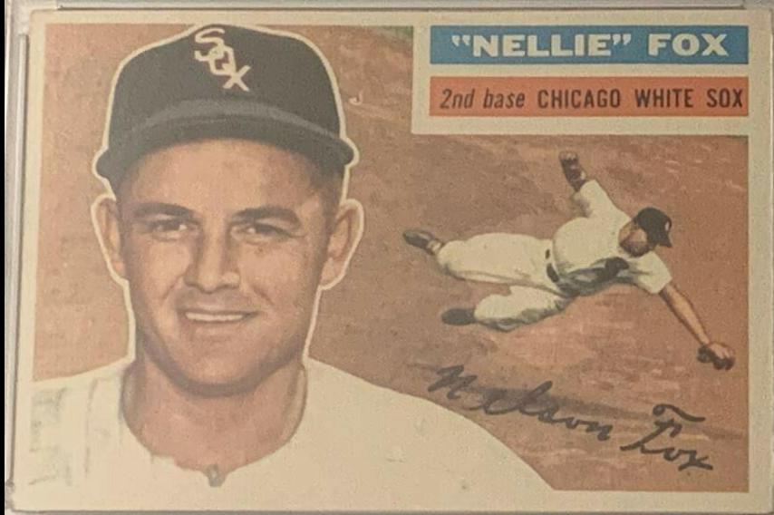 Nellie Fox #118 1956 Topps Baseball