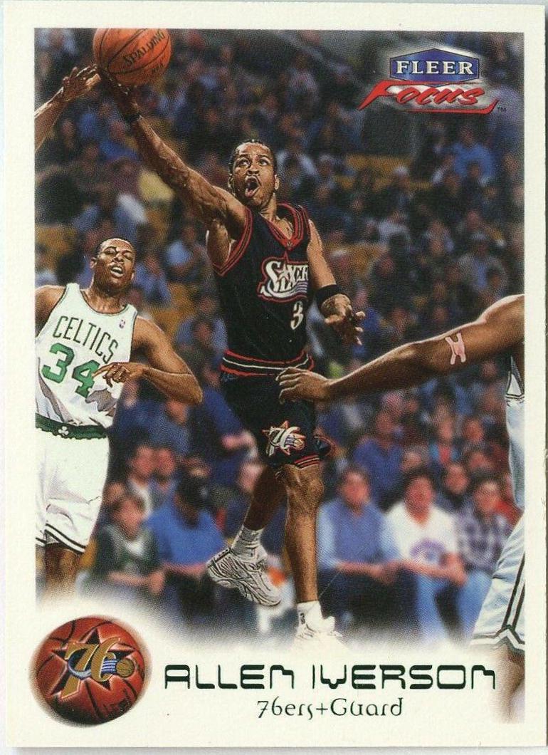 Allen Iverson #18 1999-00 Fleer Focus Basketball