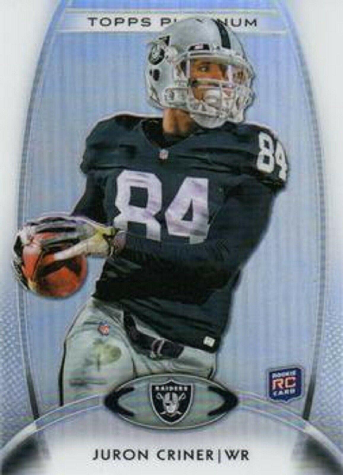 Juron Criner #128 Football Cards 2012 Topps Platinum