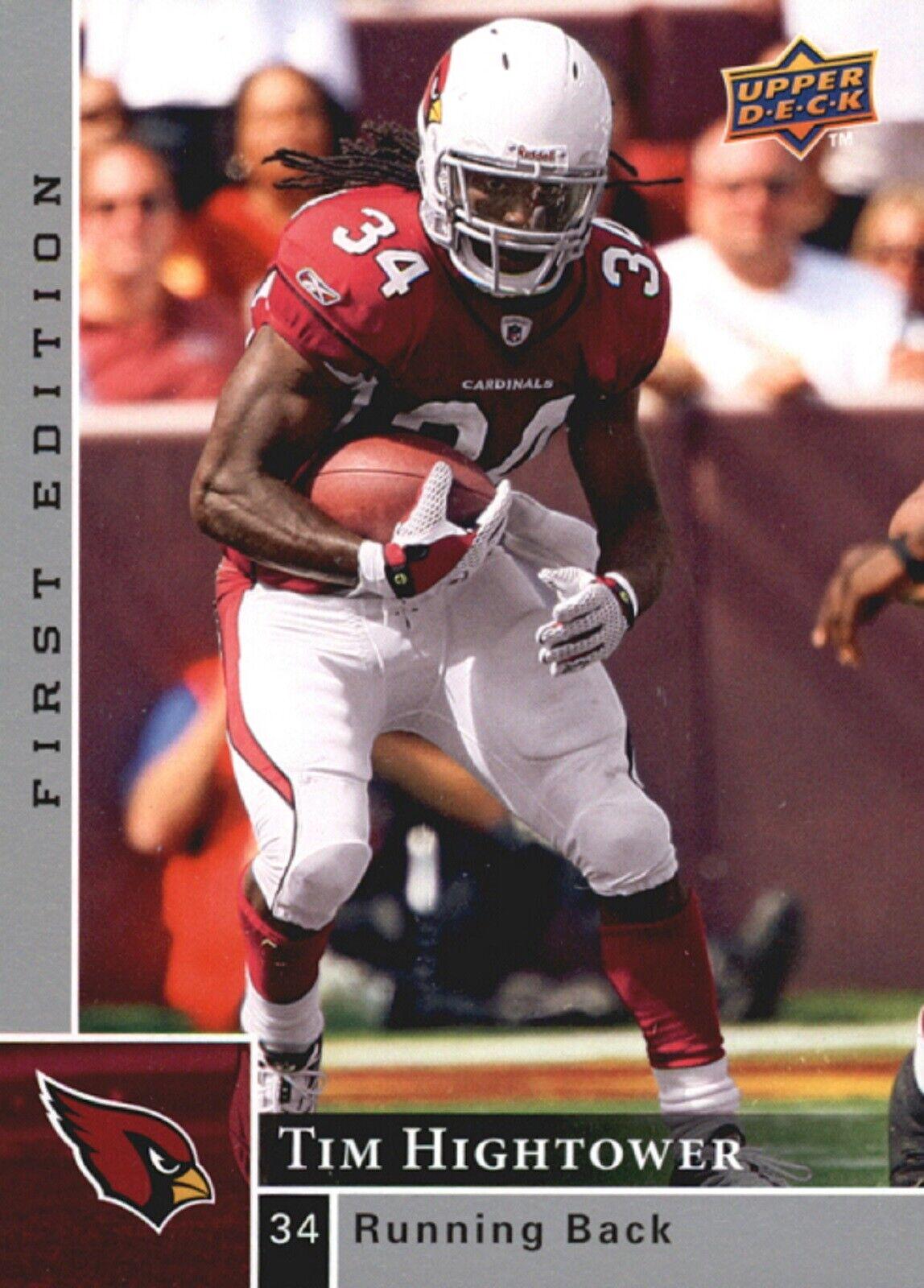Tim Hightower #2 Football Cards 2009 Upper Deck First Edition