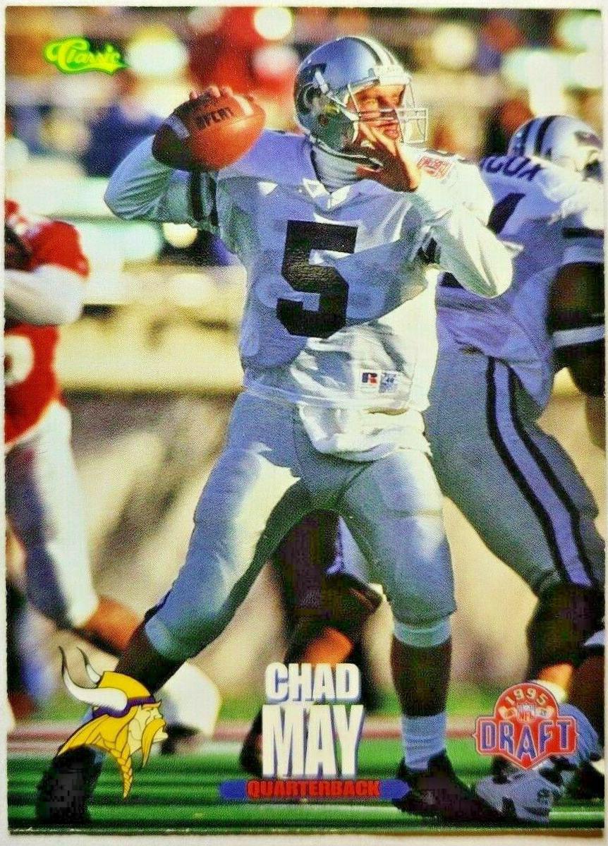 Chad May #34 1995 Classic NFL Rookies