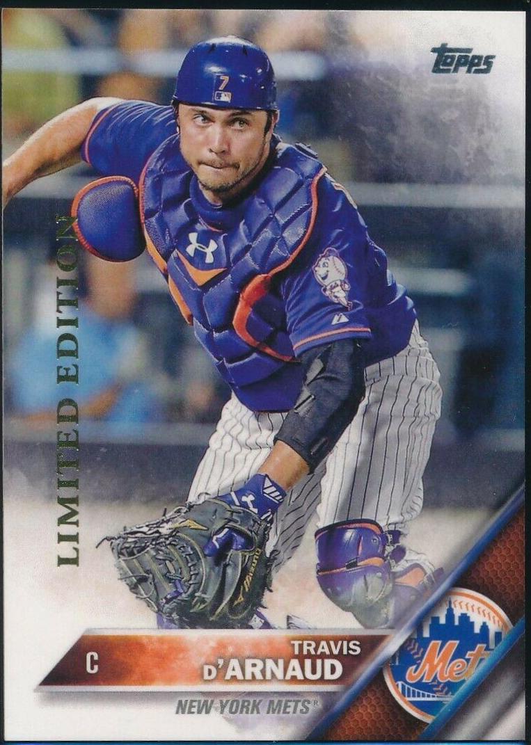 Travis d'Arnaud #31 Baseball Cards 2016 Topps Limited Edition