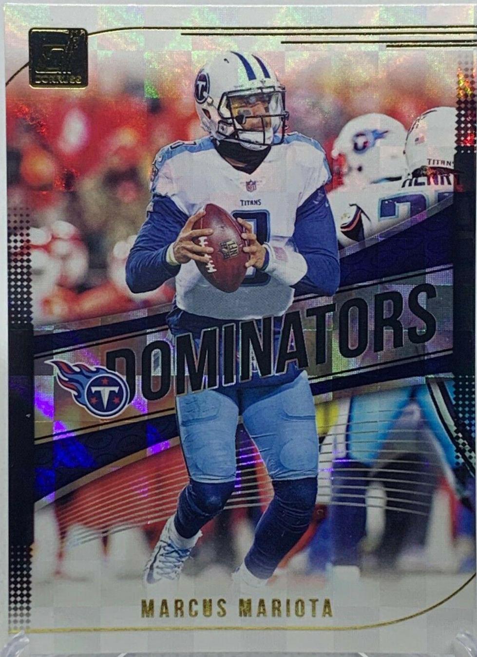 Marcus Mariota Football Cards 2018 Donruss Dominators