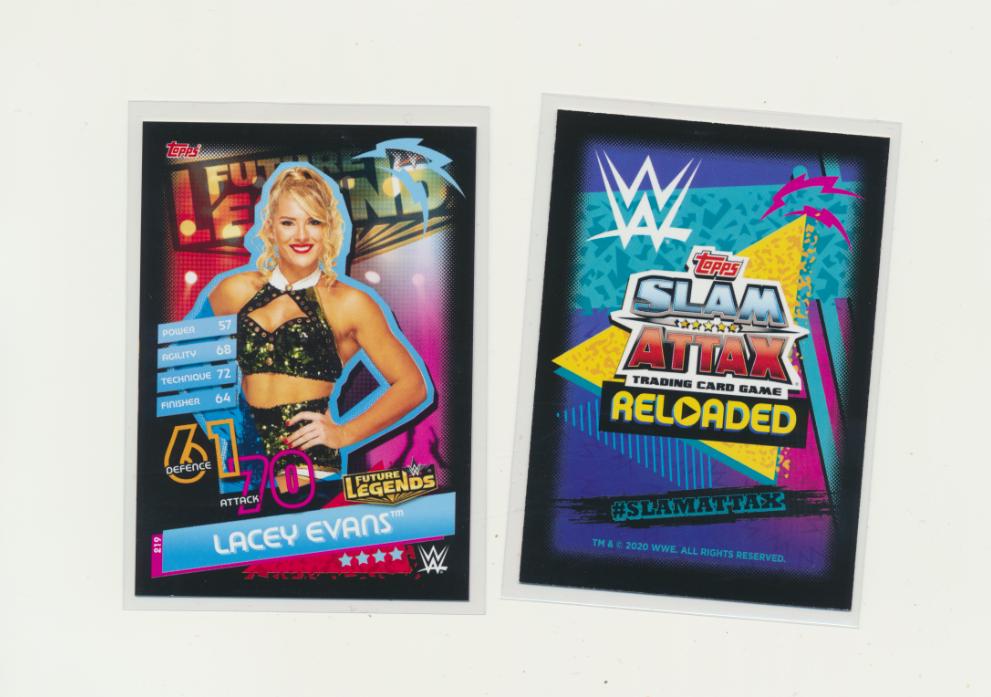 Lacey Evans #219 Wrestling Cards 2020 Topps Slam Attax Reloaded WWE