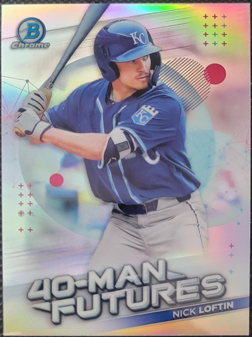 Nick Loftin #FMF-26 Baseball Cards 2021 Bowman Chrome 40 Man Futures