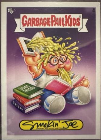 Artist Autograph #4 Garbage Pail Kids Book Worms