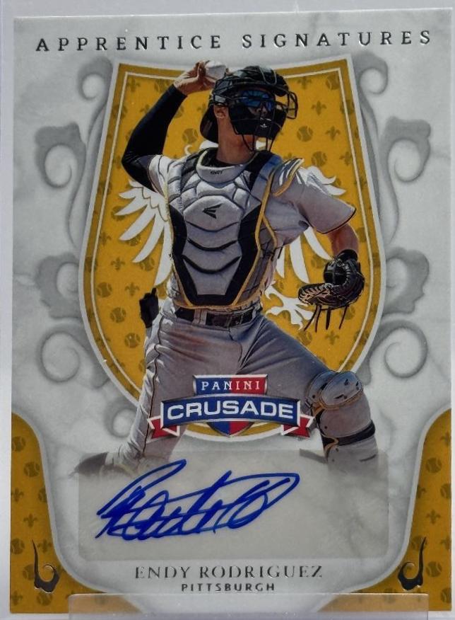 Endy Rodriguez #AS-ERG Baseball Cards 2024 Panini Crusade Apprentice Signatures