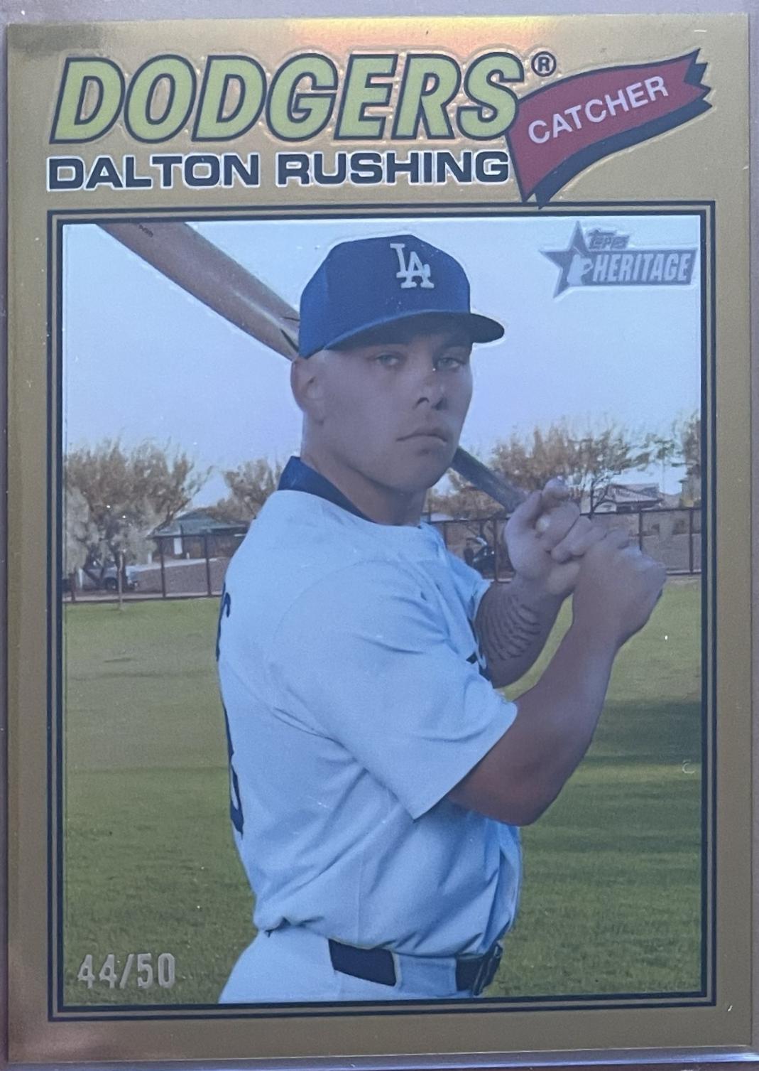 Dalton Rushing [Gold Bordered Chrome] #246