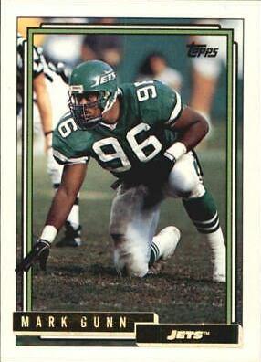 Mark Gunn #381 Football Cards 1992 Topps Gold