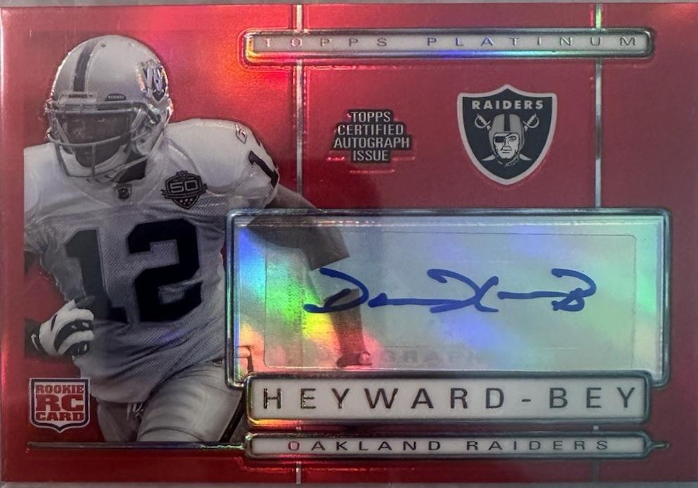 Darrius Heyward-Bey [Autograph Red Refractor] #118