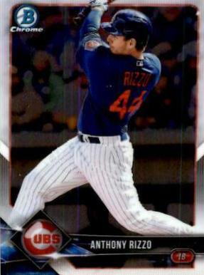 Anthony Rizzo #6 Baseball Cards 2018 Bowman Chrome