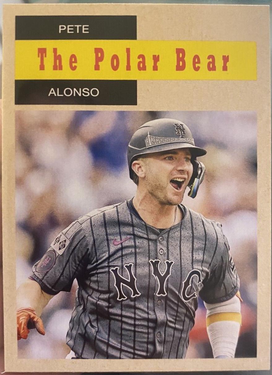Pete Alonso #58W-8 Baseball Cards 2024 Topps Archives 1958 TV Westerns