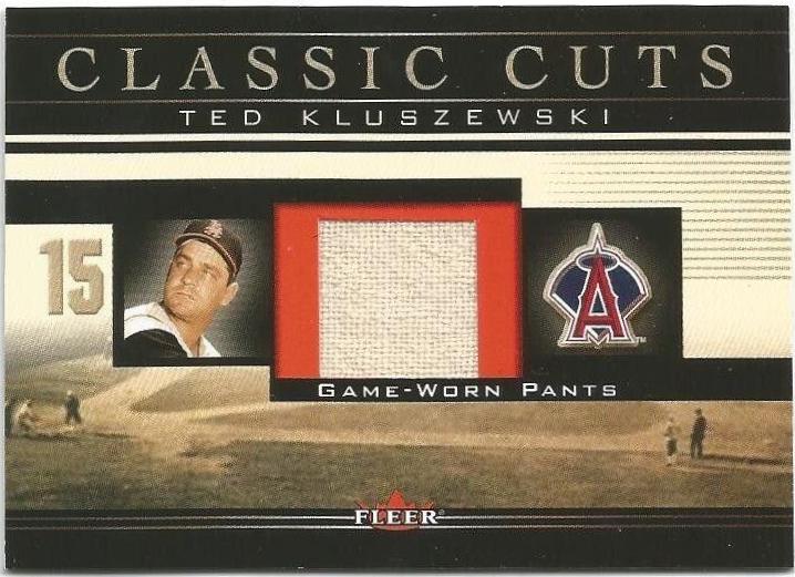 Ted Kluszewski #TK-P Baseball Cards 2002 Fleer Classic Cuts