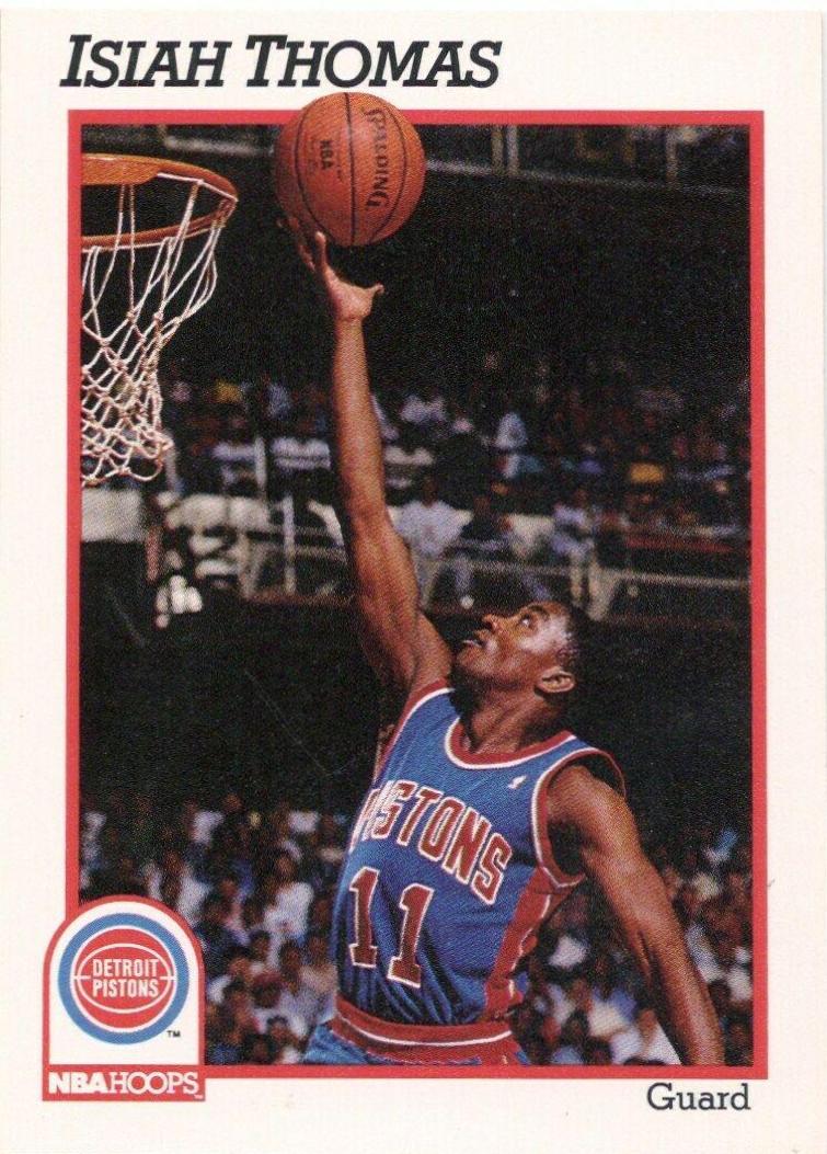 Isiah Thomas #66 Basketball Cards 1991 Hoops