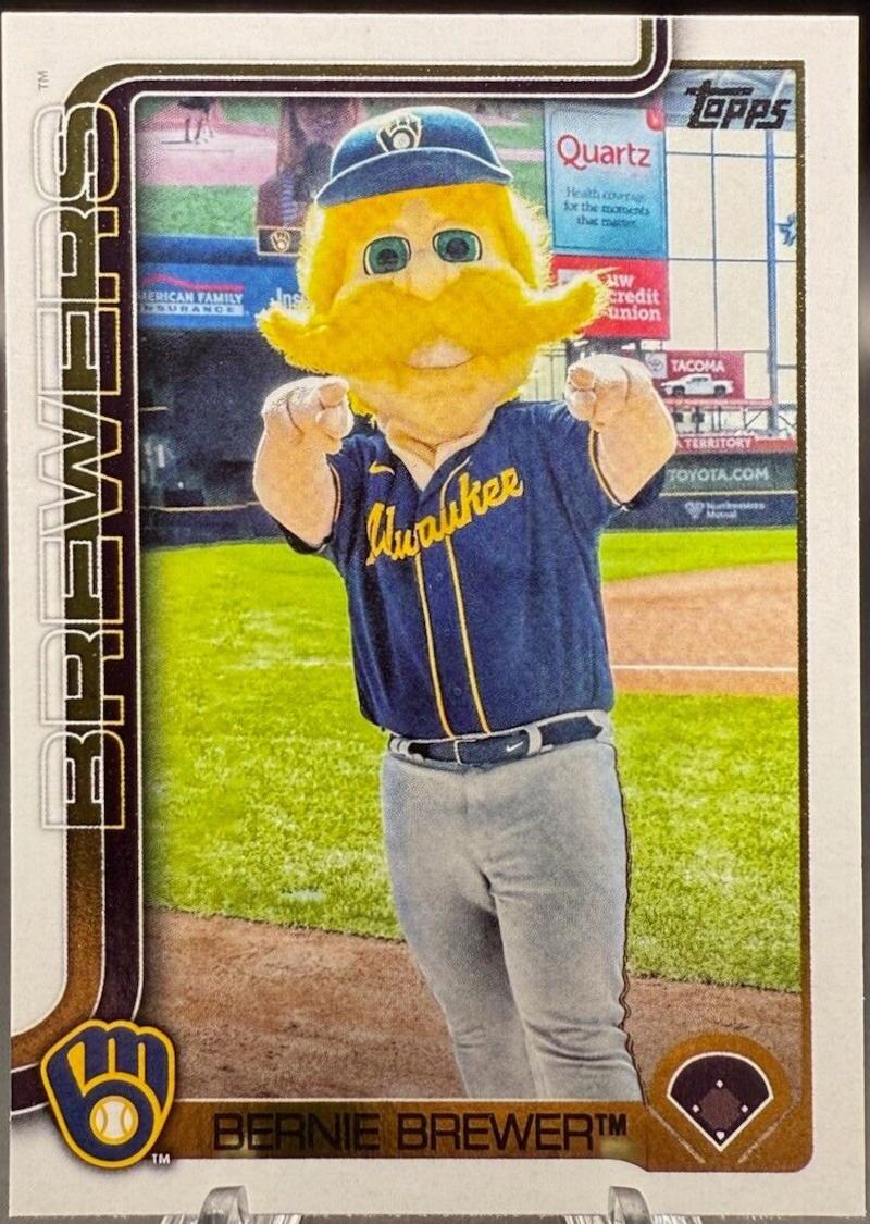 Bernie Brewer #M-14 Baseball Cards 2025 Topps Celebration Mega Box Mascot