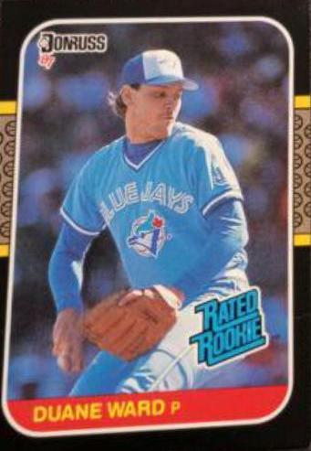 Duane Ward #45 Baseball Cards 1987 Donruss