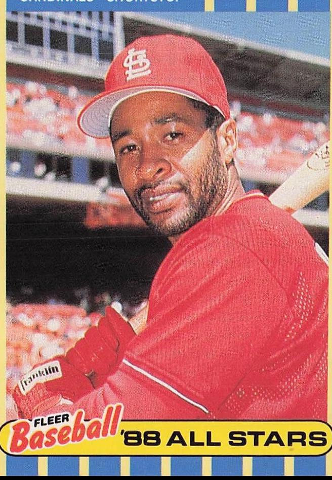Ozzie Smith #39 1988 Fleer Baseball All Stars