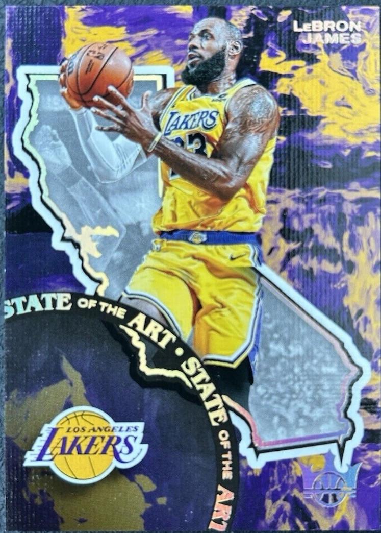LeBron James #5 Basketball Cards 2024 Panini Court Kings State of the Art