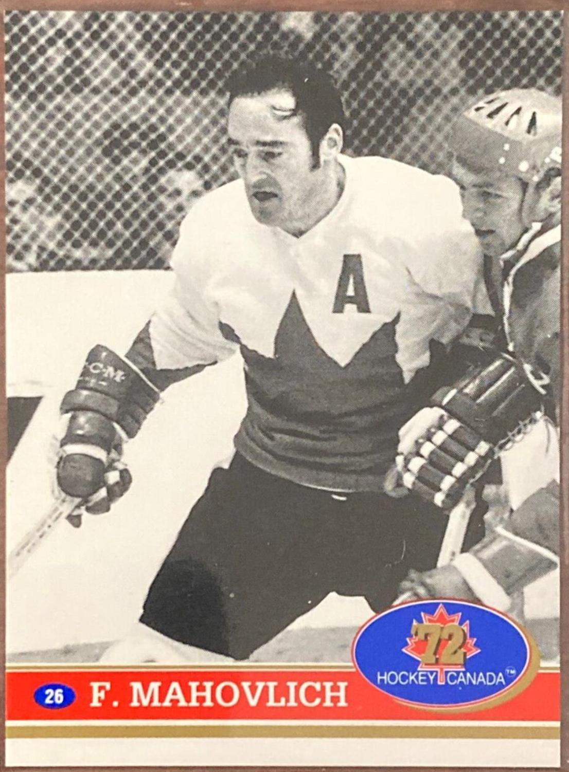 Frank Mahovlich #26 Hockey Cards 1991 Future Trends Canada ’72