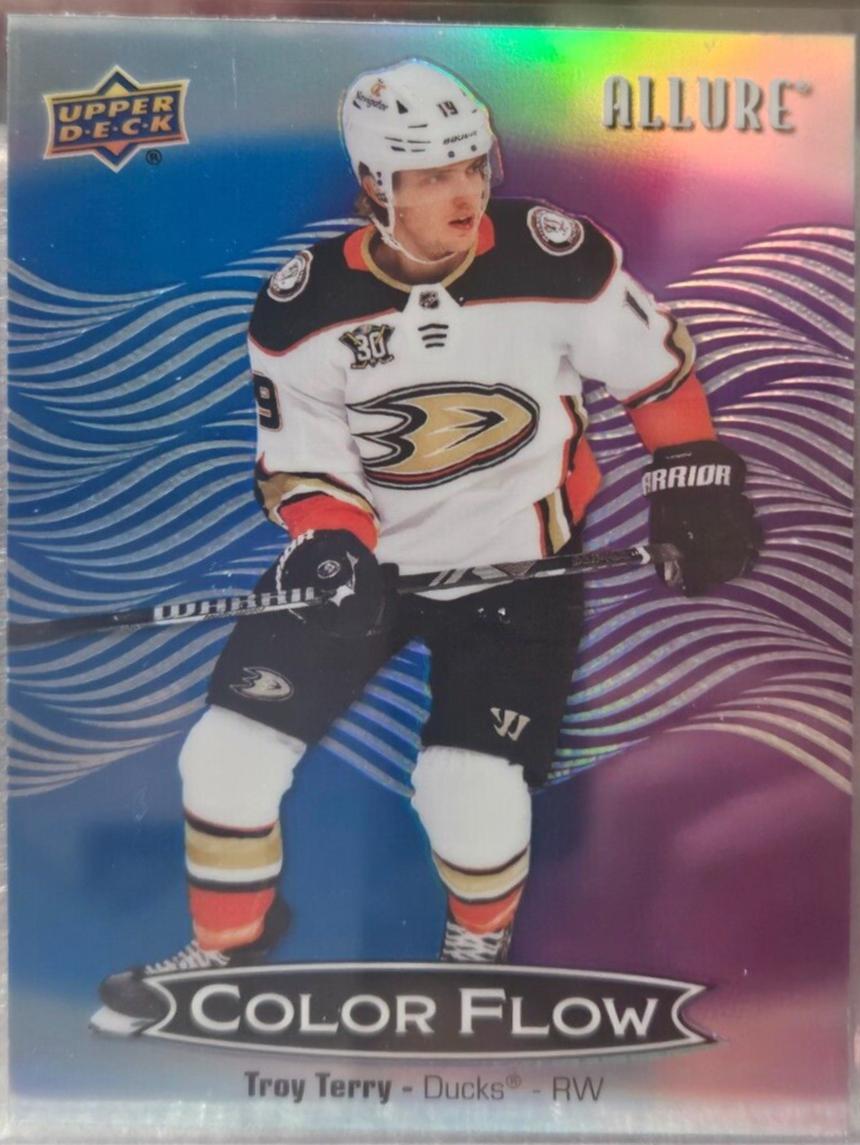 Troy Terry #CFL-57 2024 Upper Deck Allure Color Flow Hockey