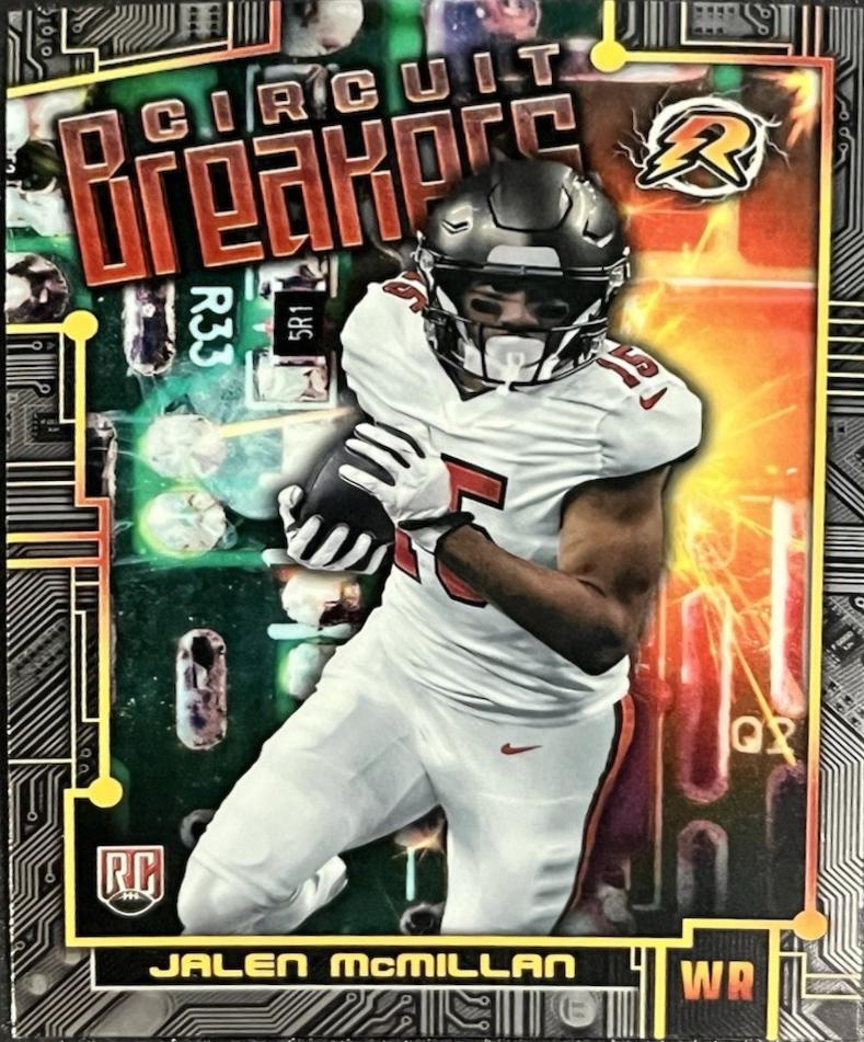 Jalen McMillan #CB-17 Football Cards 2024 Topps Resurgence Circuit Breakers