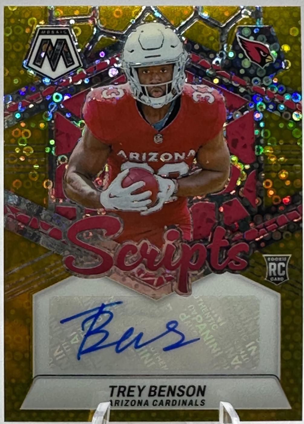 Trey Benson [No Huddle Gold] #RS-TBN