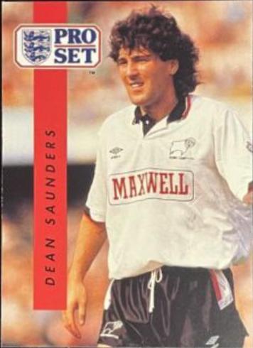 Dean Saunders #71 Soccer Cards 1990 Pro Set