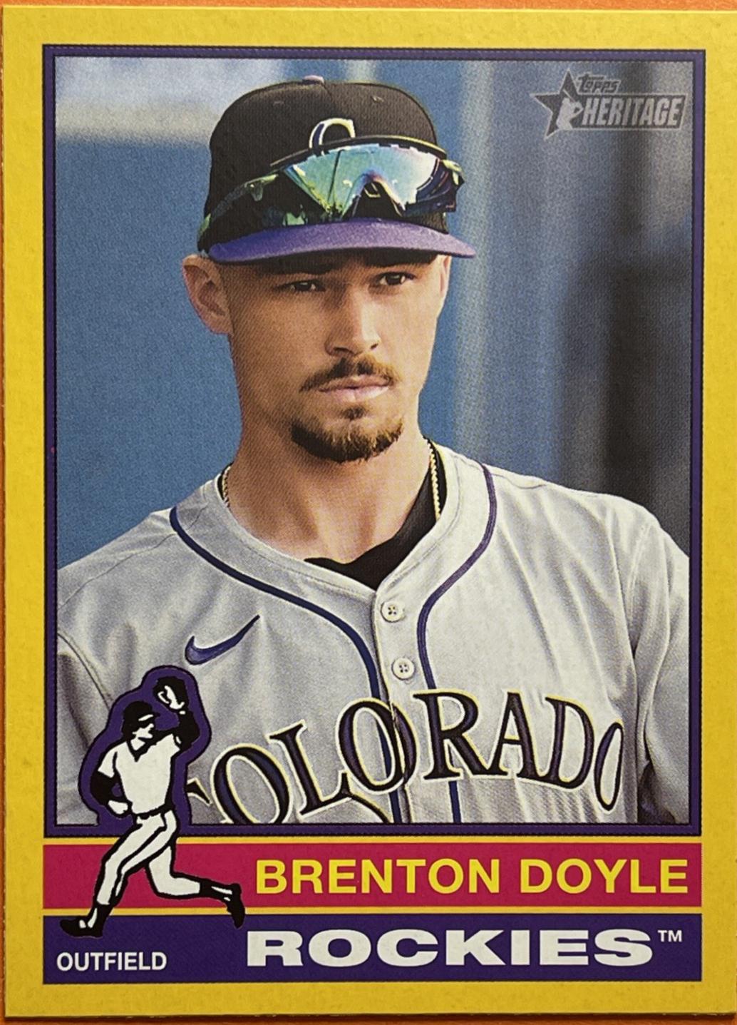 Brenton Doyle #175 2025 Topps Heritage Baseball