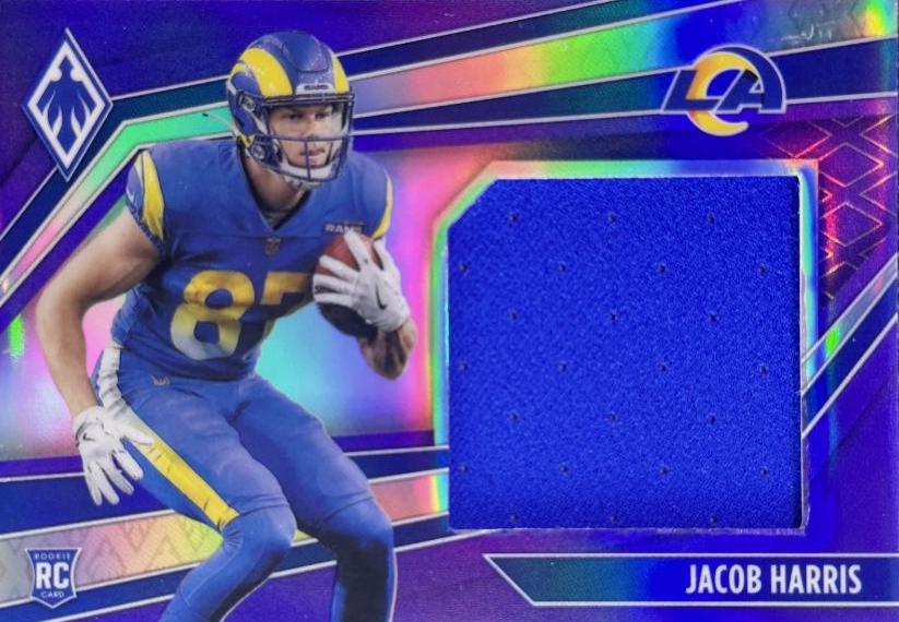 Jacob Harris #RJM-JHA Football Cards 2021 Panini Phoenix Rookie Jumbo Memorabilia