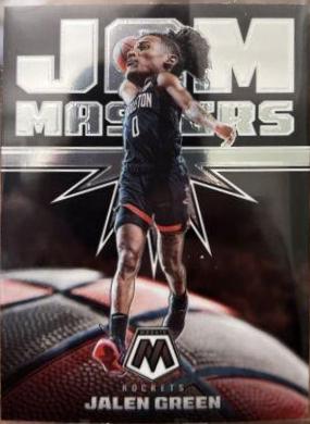 Jalen Green #11 Basketball Cards 2021 Panini Mosaic Jam Masters