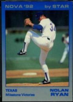 Nolan Ryan #5 Baseball Cards 1992 Star Nova Edition