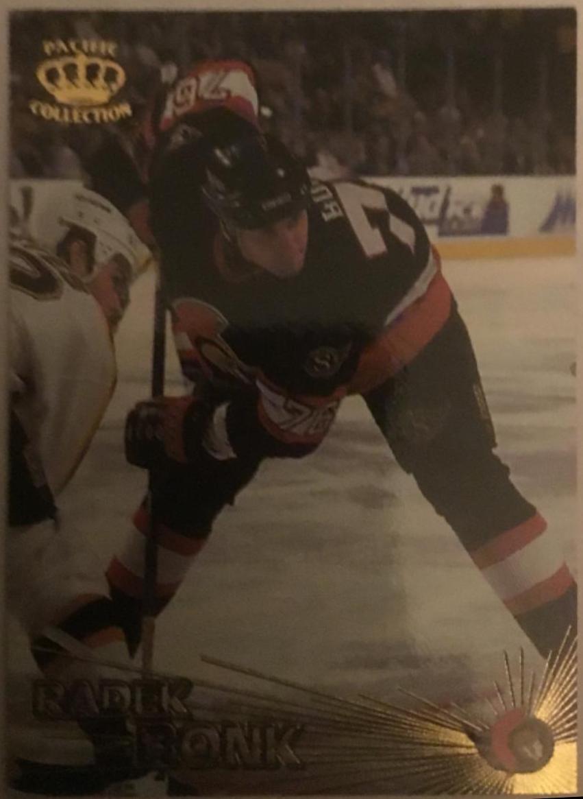 Radek Bonk #331 Hockey Cards 1997 Pacific Crown