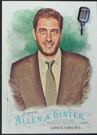 Mike Greenberg #145 2016 Topps Allen & Ginter Baseball