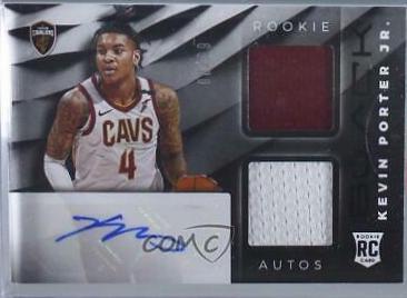 Kevin Porter Jr. Basketball Cards 2019 Panini Black Rookie Memorabilia Autographs