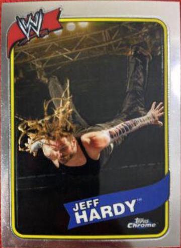 Jeff Hardy #31 Wrestling Cards 2008 Topps Heritage III Chrome WWE