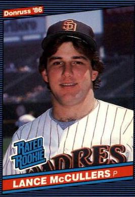 Lance McCullers #41 Baseball Cards 1986 Donruss