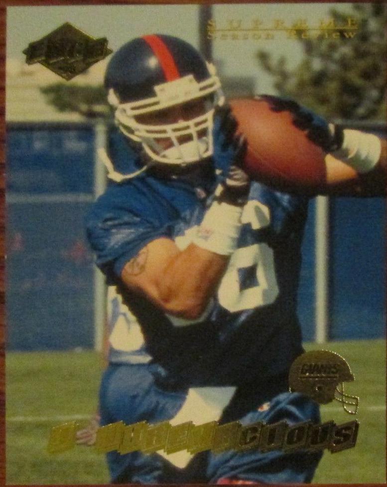 Joe Jurevicius #121B Football Cards 1998 Collector's Edge Supreme Season Review
